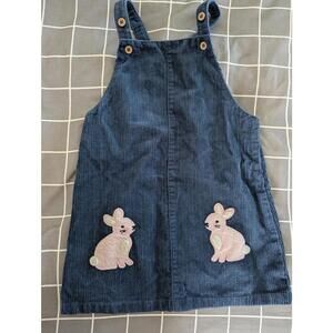 John Lewis bunnies pinnie dress